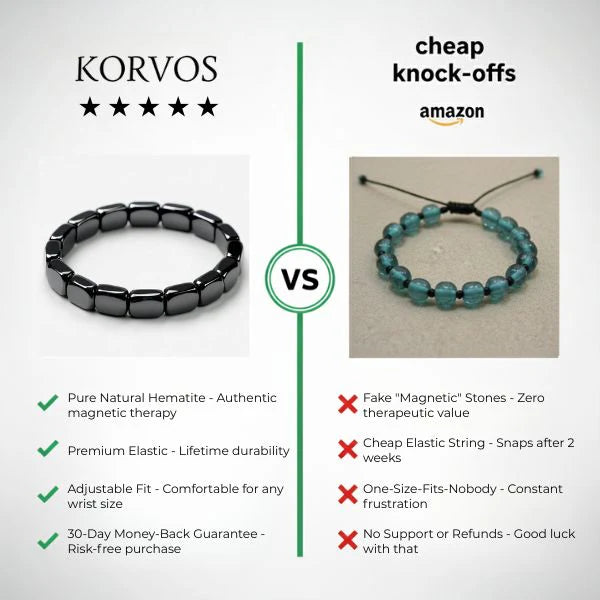 KORVOS HEMATITE BRACELET